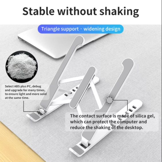 Adjustable Foldable Laptop Notebook Heighten Holder Bracket Tablet Stand