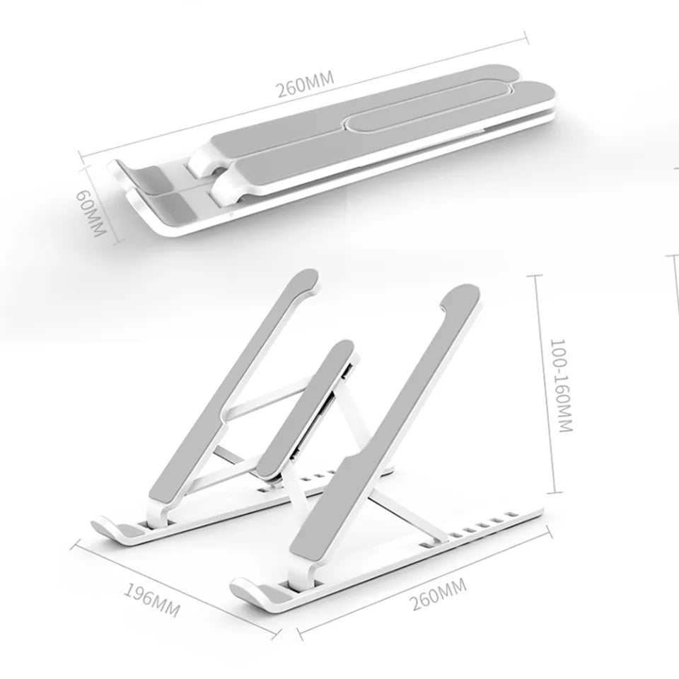 Adjustable Foldable Laptop Notebook Heighten Holder Bracket Tablet Stand