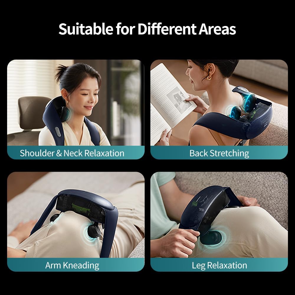 Neck Relaxation Device Massager With Belt